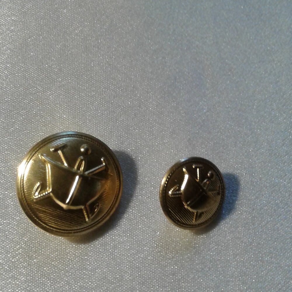 New! Vintage Ralph Lauren Gold-Tone Polo Helmet Metal Buttons